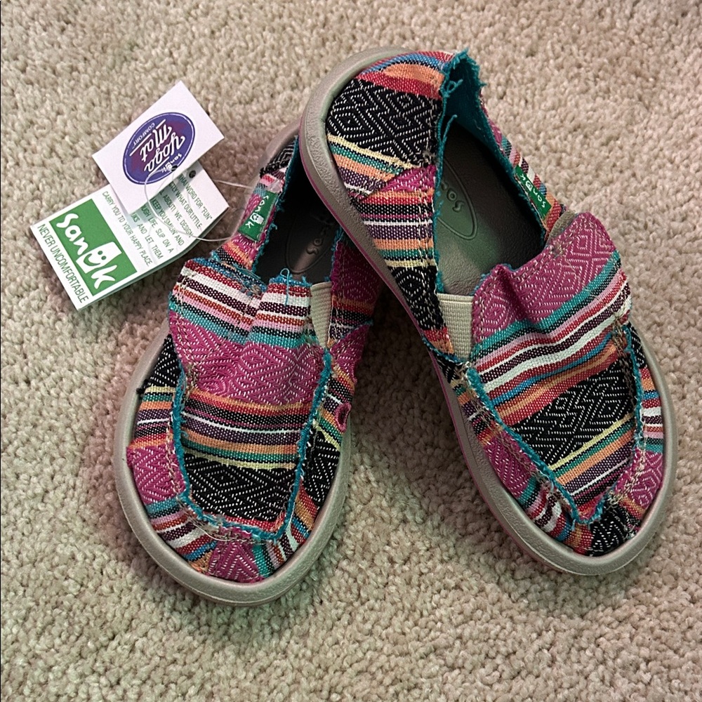 Sanuk Kids' Colorful Moccasins